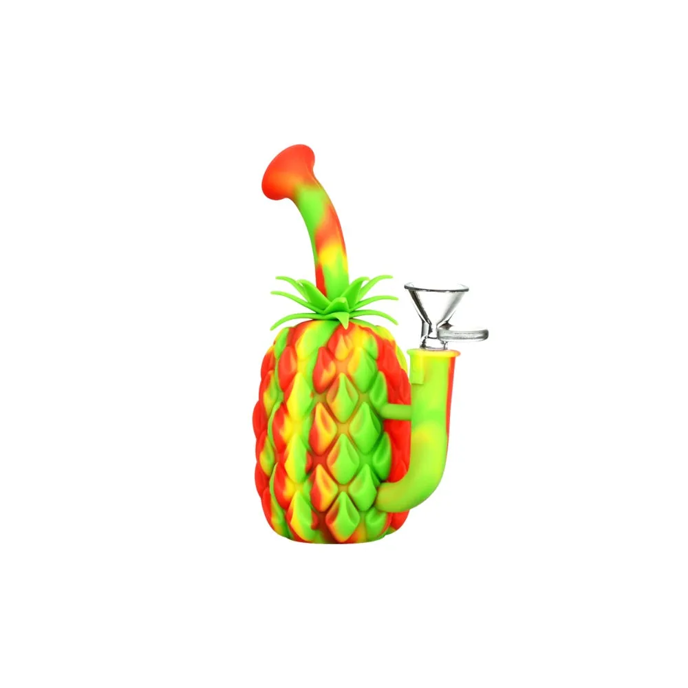 The Pineapple Bong - Silicone Bong with Glass Bowl