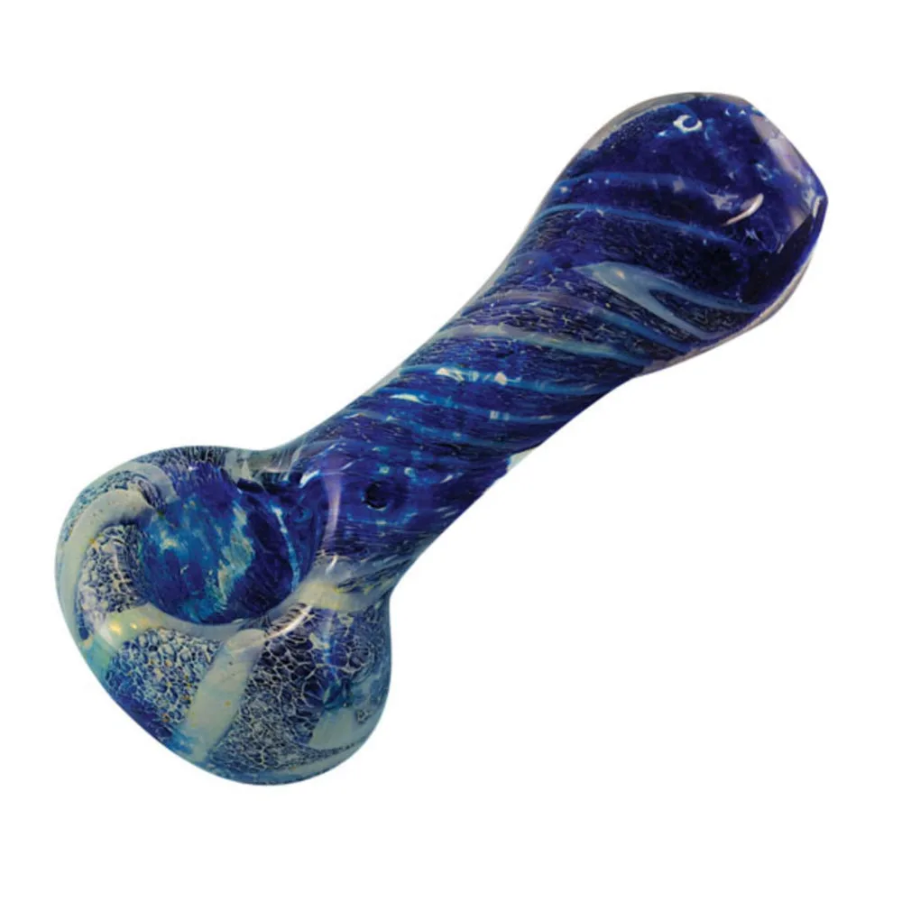 GC Twisted Frit 4 Inch Glass Pipe