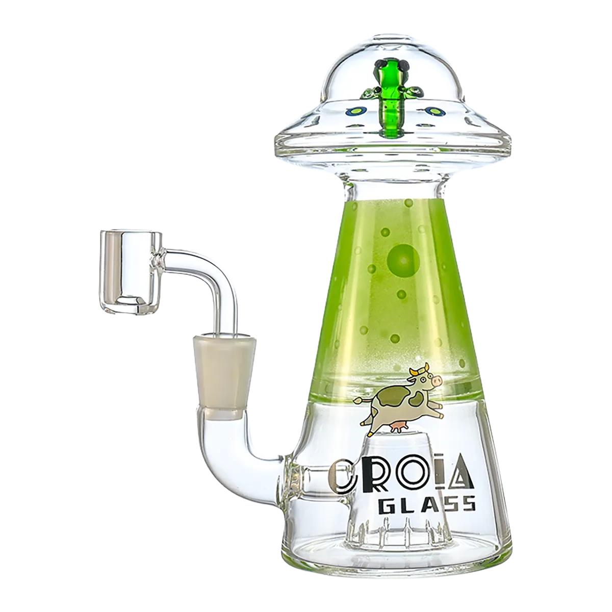 Croia Glass UFO Alien Dab Rig with Showerhead Perc | Croia Glass