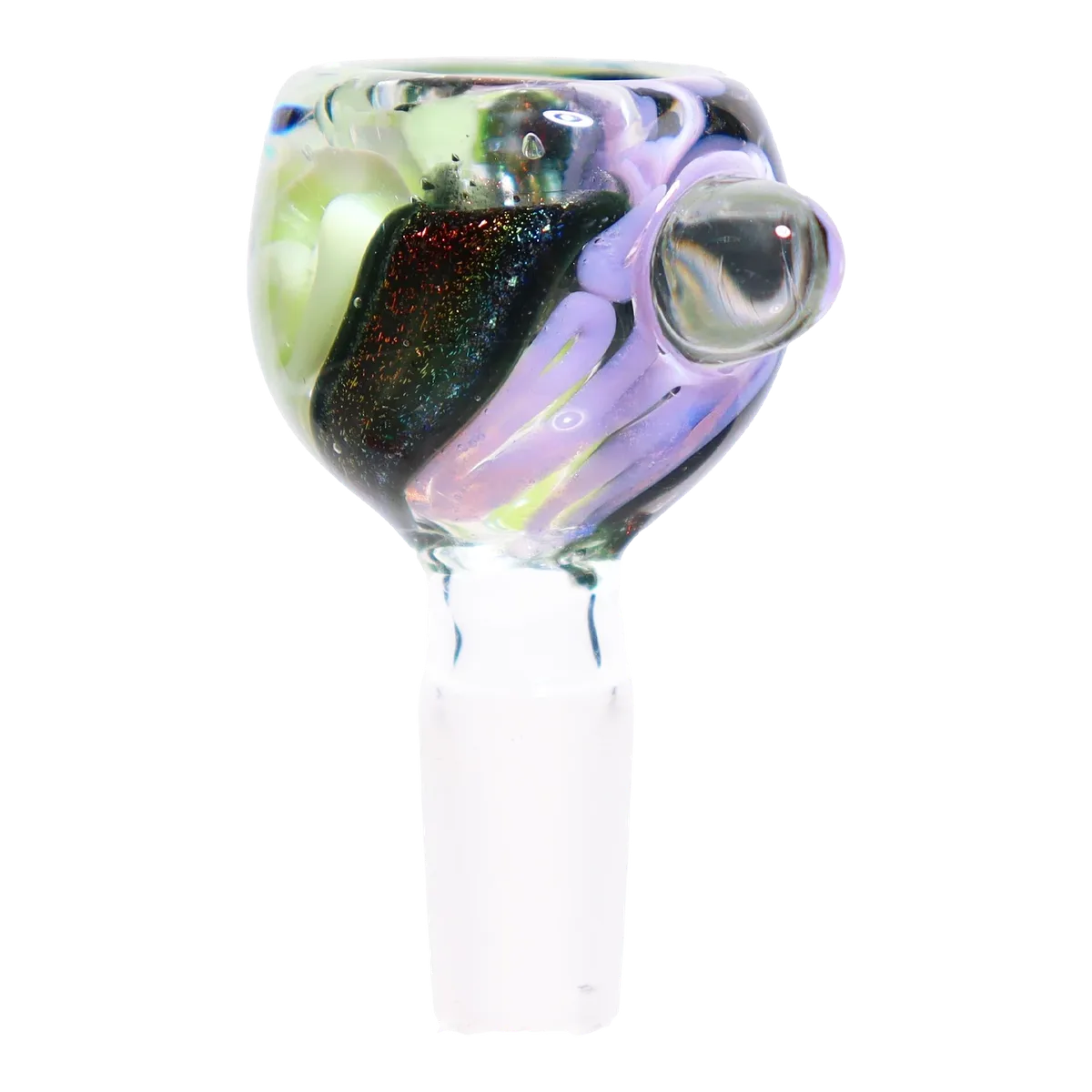 GC Dichro Slime Swirl Bowl - 14mm
