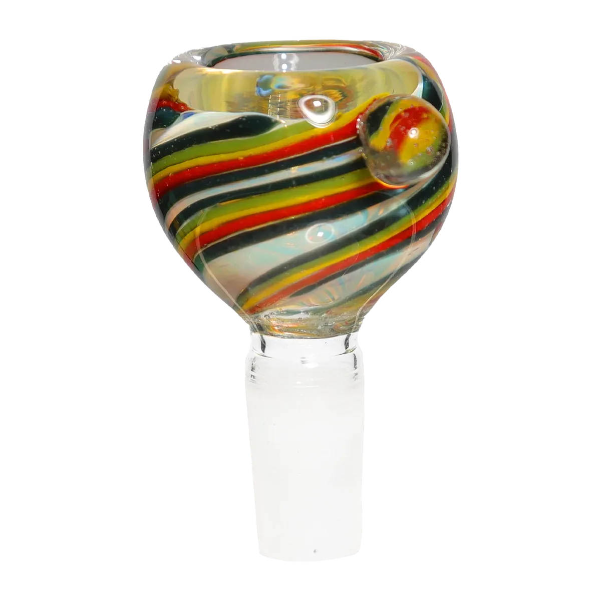 GC Rasta Swirl Bowl - 14mm