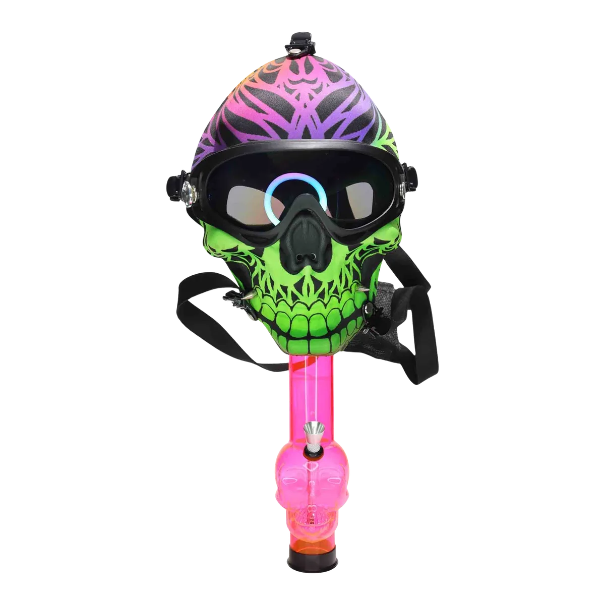 GC Smiling Neon Skull  Gas Mask