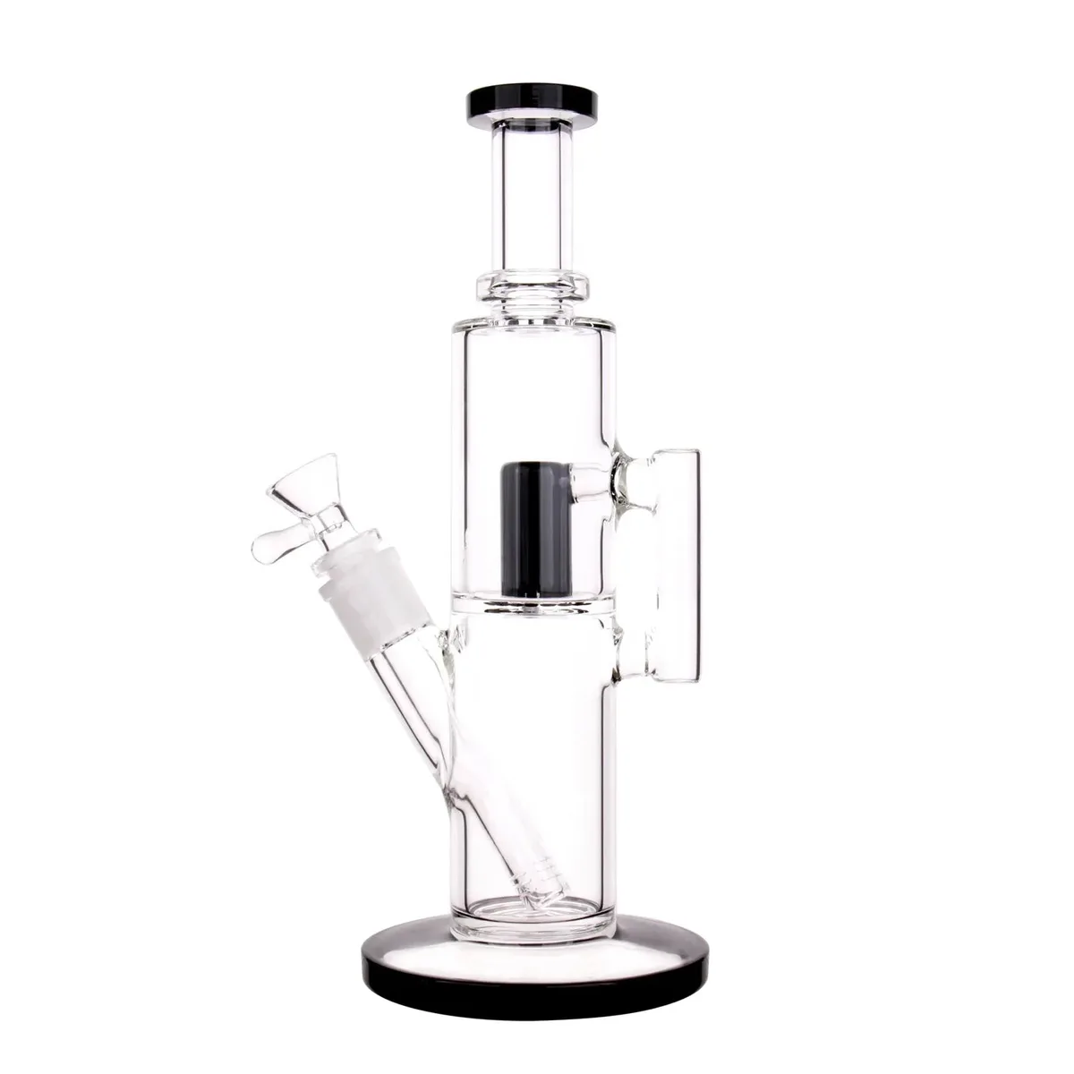 GC Straight Tube with Perc & Handle Bong - 11 in.