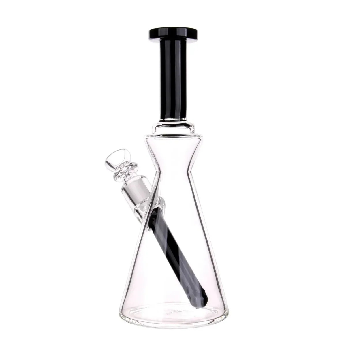 GC Vase Beaker with Worked Downstem Bong - 8 in.