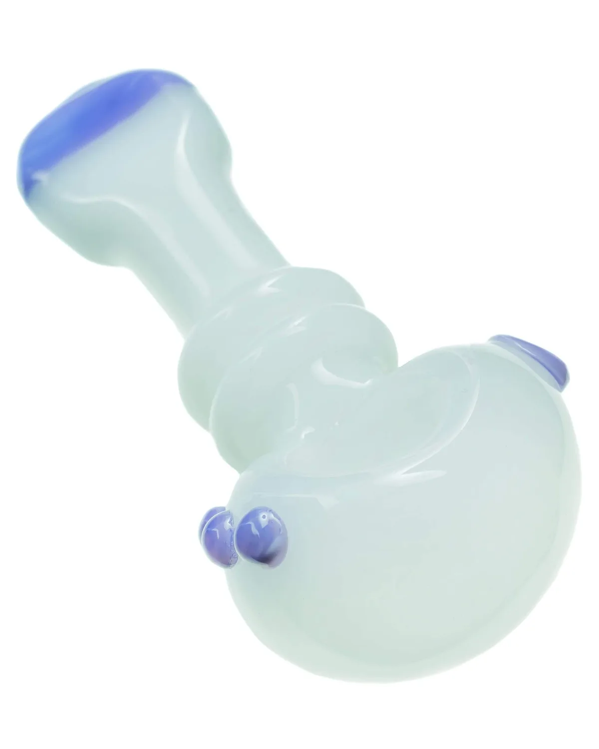 Maria Ring Spoon Pipe White-Purple